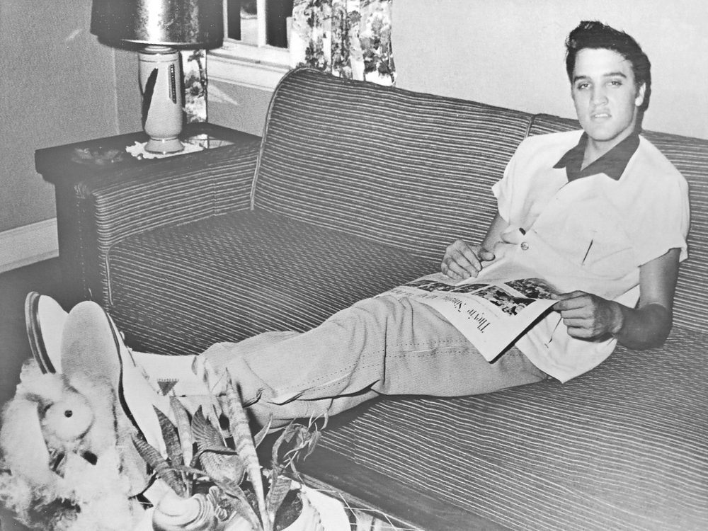 Elvis Presley's first big hit was written by   Arthur Crudup